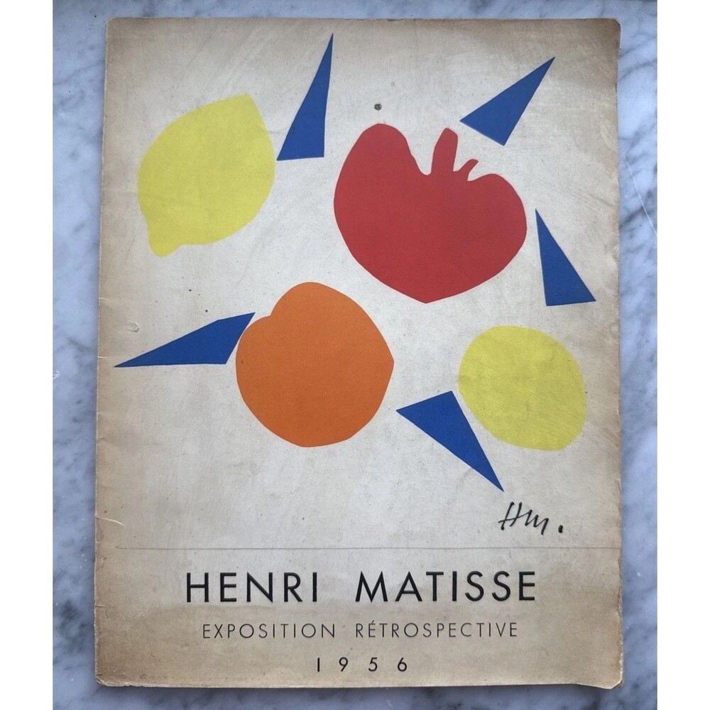 HENRI MATISSE EXPOSITION RETROSPECTIVE 1956 MUSEE DE L'ART MODERNE